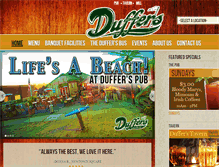 Tablet Screenshot of dufferspa.com